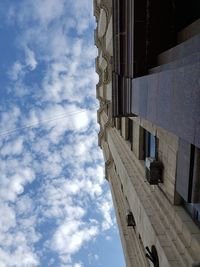 Low angle view of buildings against sky