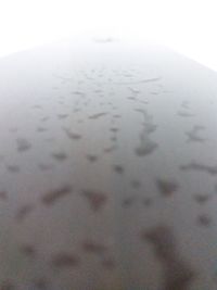 Close-up of water against sky