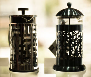 Close-up of food on table