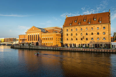 View of buildings at waterfront