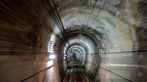 Illuminated tunnel