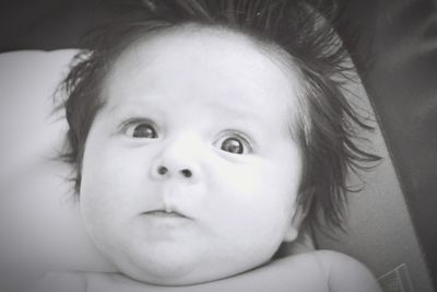 Portrait of cute baby