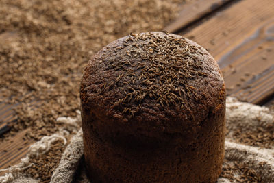 Close-up of chocolate cake