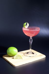 Close-up of drink on table