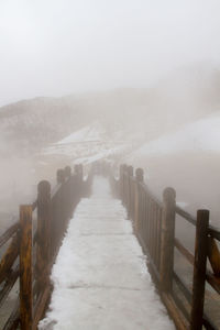 Pier in sea