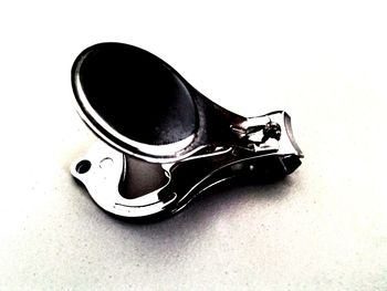 Close-up of shoes over white background