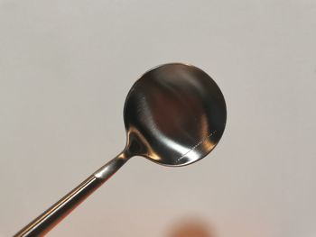 Close-up of metal against white background