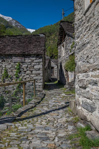 View of old ruin building