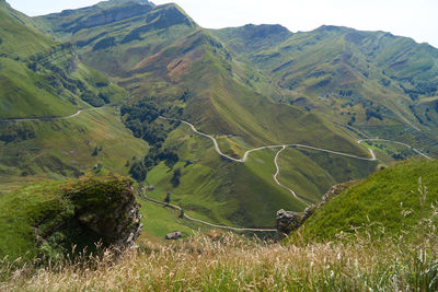 High angle view of landscape