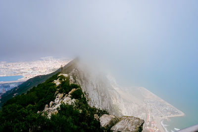 Panoramic view of tirak mountain, gibraltar