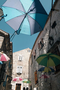 Croatia street architecture umbrella