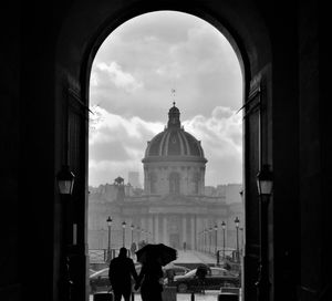 View of cathedral against cloudy sky