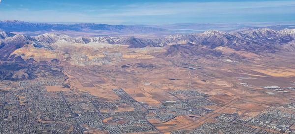 Aerial view of landscape