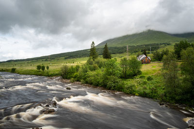 The bridge of orchy in the central highlands of scotland,