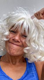 blond hair