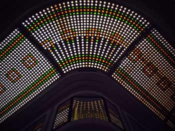 Low angle view of ceiling