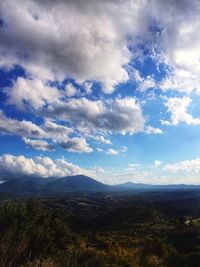 Scenic view of landscape against sky