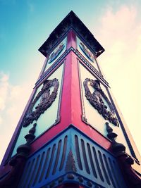 Low angle view of building against sky