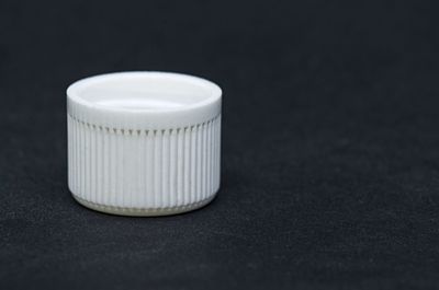 Close-up of coffee cup on table