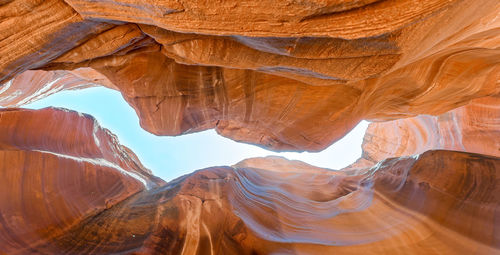 Rock formations in a canyon