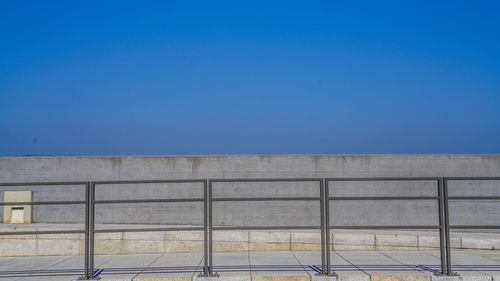 View of building against blue sky
