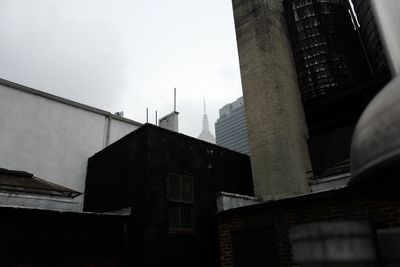 Low angle view of buildings against sky