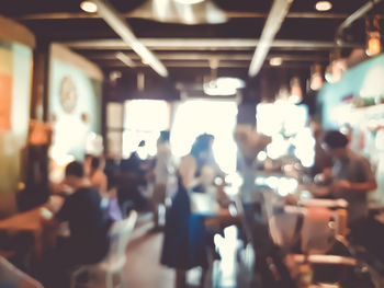 Group of people in the dark room