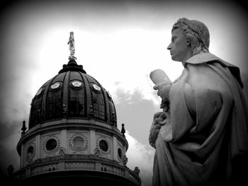 Low angle view of statue
