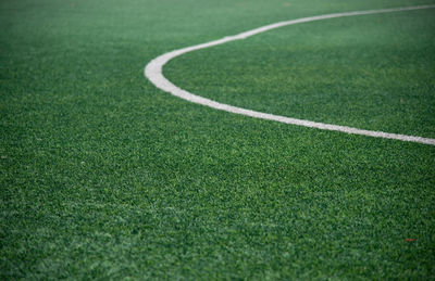 Full frame shot of soccer field