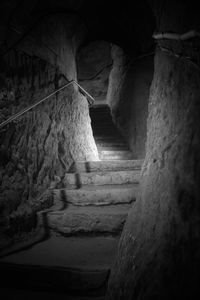 Steps in cave