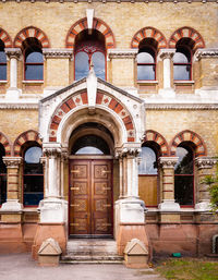Facade of historic building