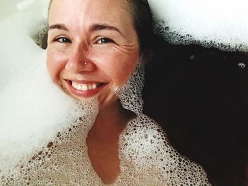 Portrait of smiling young woman