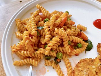 Close-up of food in plate