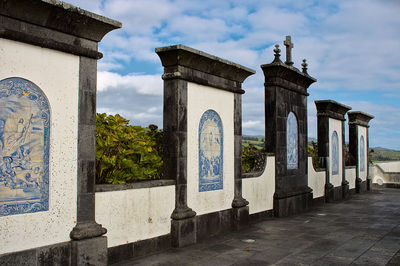 View of historic building against sky