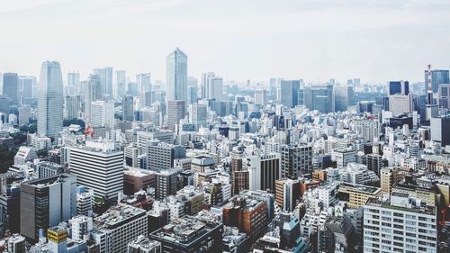 Modern cityscape against sky