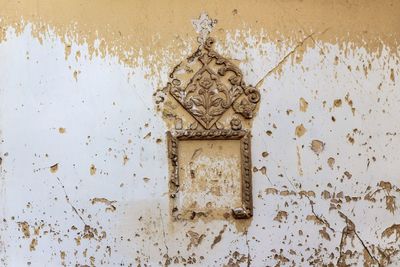 Close-up of old weathered wall