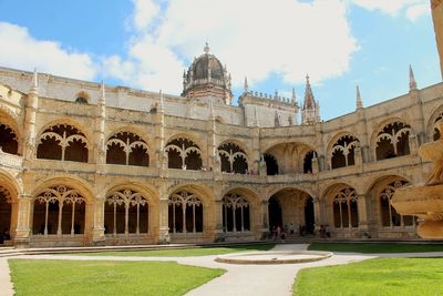 Facade of historical building