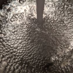 Full frame shot of wet bubbles