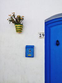 Typical front building in nijar, almeria, spain