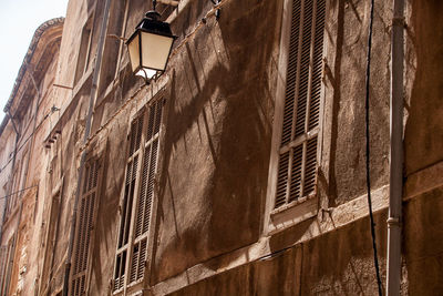 Low angle view of old building