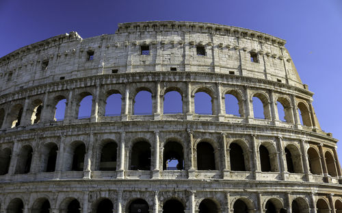 Low angle view of historical building against sky