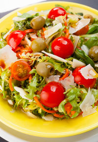 Close-up of salad in plate