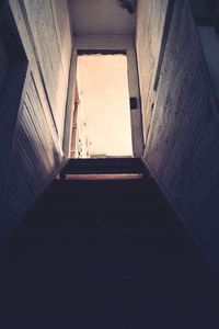 Low angle view of staircase