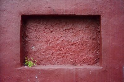 Close-up of weathered wall