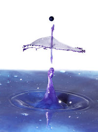 Waves splashing in water