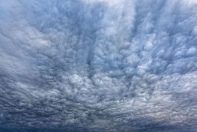 Low angle view of clouds in sky