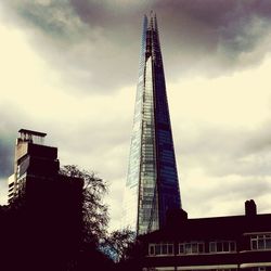 Low angle view of skyscraper