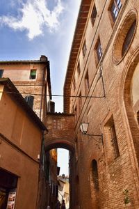 Low angle view of old building