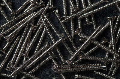 Full frame shot of metallic structure