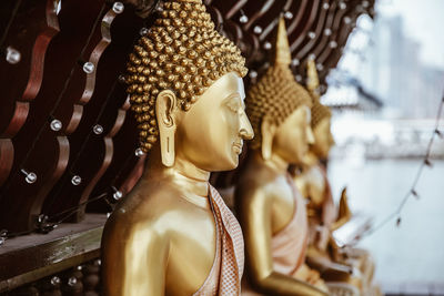 Statue of buddha at temple